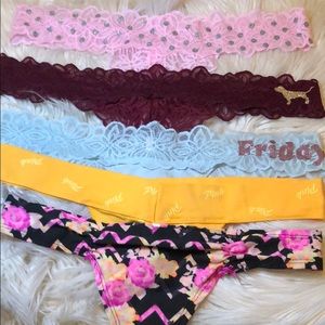 Pink panty bundle